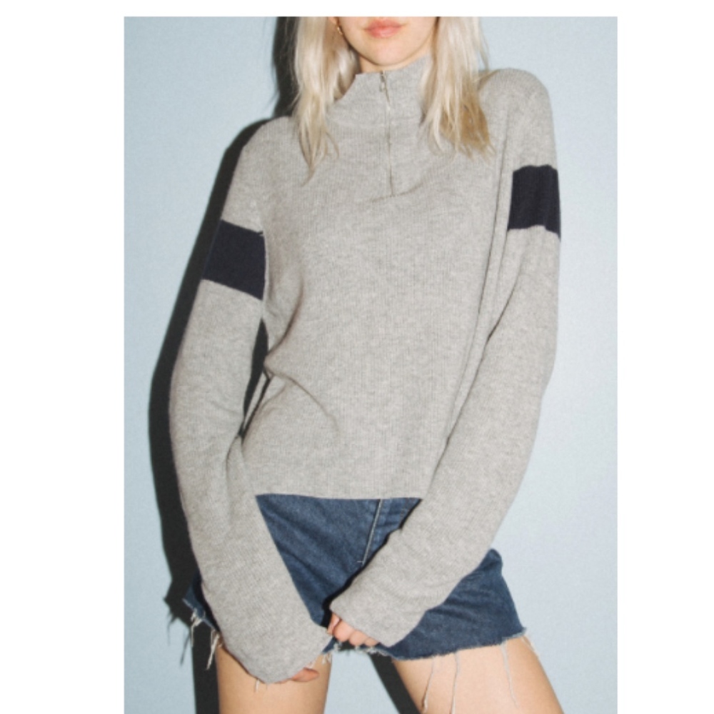 Grey Casey Sweater Brandy Melville